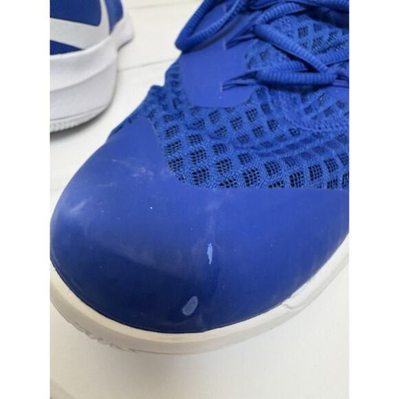 Nike Zoom Hyperspeed Court Women's 9.5 Blue White Volleyball Indoor Shoes - Picture 8 of 9